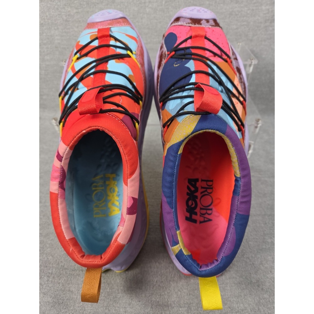 Hoka One One Studio Proba Ora Primo Recovery Shoes Orange Gold Womens 11 Mens 10 - Picture 4 of 9